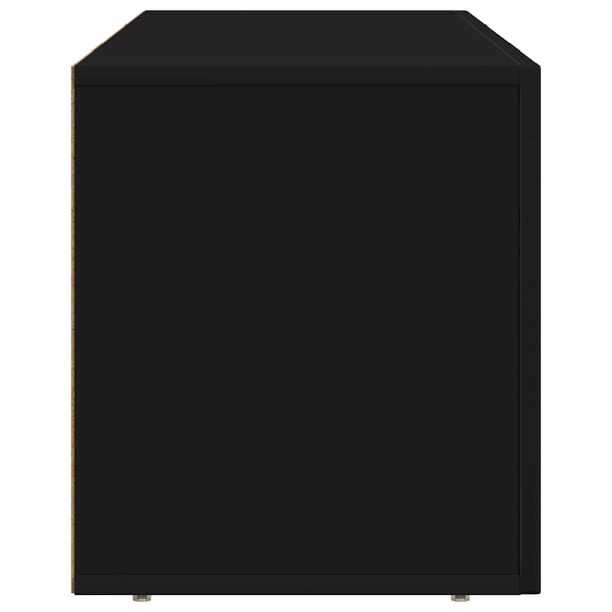 vidaXL Ντουλάπι TV ELST 100 x 35 x 40 εκ Μαύρο Επεξεργασμένο Ξύλο