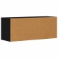 vidaXL Ντουλάπι TV ELST 100 x 35 x 40 εκ Μαύρο Επεξεργασμένο Ξύλο