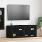 vidaXL Ντουλάπι TV ELST 100 x 35 x 40 εκ Μαύρο Επεξεργασμένο Ξύλο