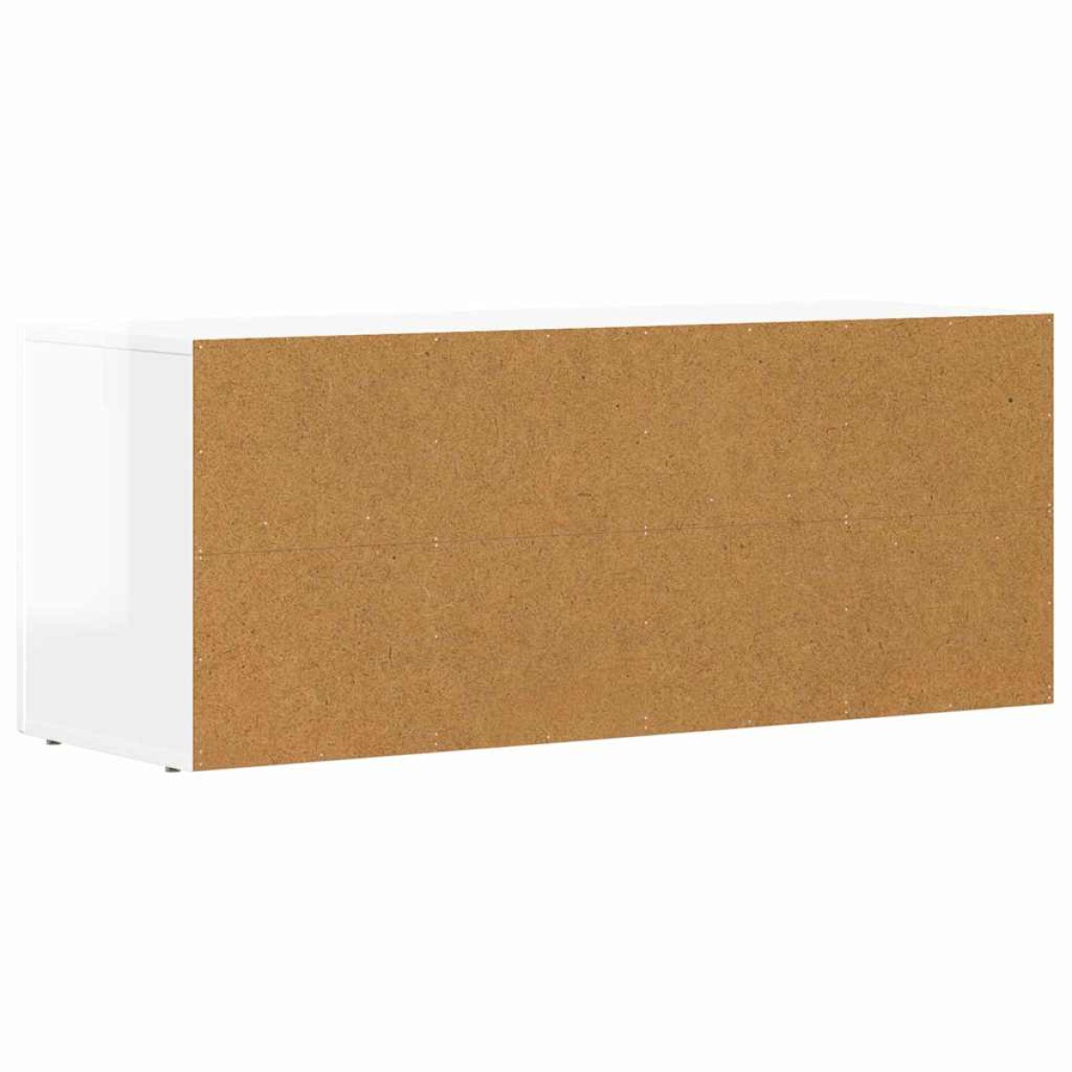 vidaXL Ντουλάπι TV ELST 100 x 35 x 40 εκ Υψηλής γυαλάδας λευκό