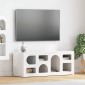 vidaXL Ντουλάπι TV ELST 100 x 35 x 40 εκ Υψηλής γυαλάδας λευκό