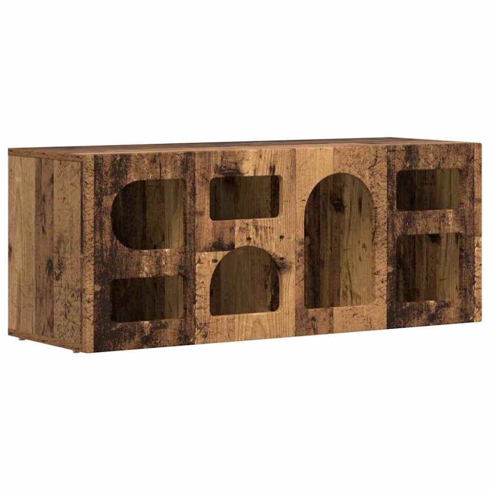 vidaXL Ντουλάπι TV ELST 100 x 35 x 40 εκ Παλιό ξύλο Επεξεργασμένο Ξύλο