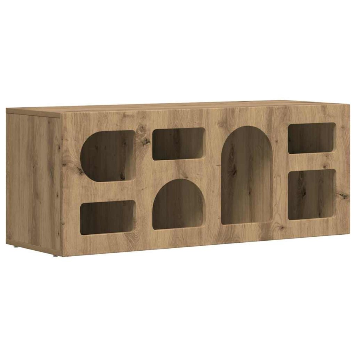 vidaXL Ντουλάπι TV ELST 100 x 35 x 40 εκ Artisan Oak
