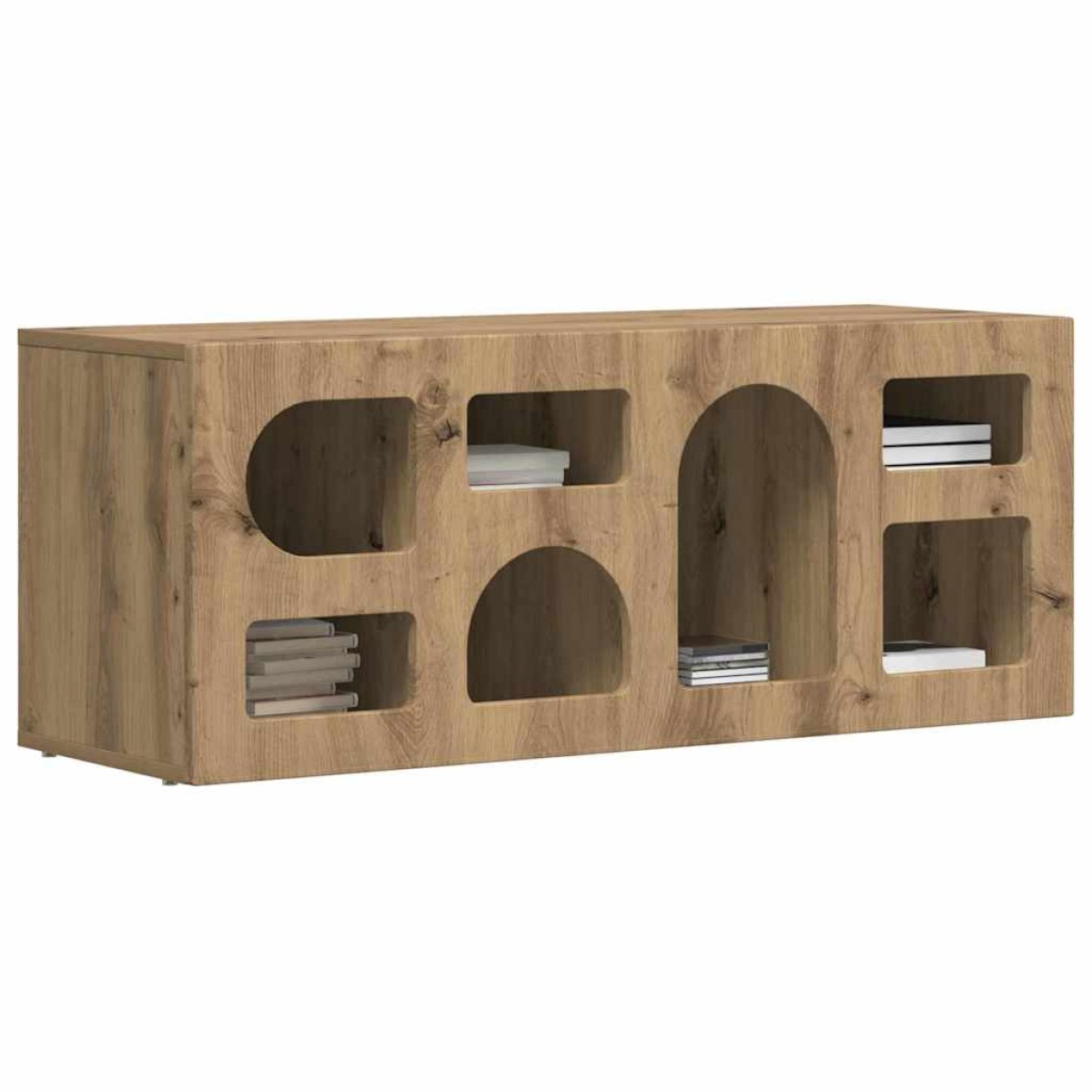 vidaXL Ντουλάπι TV ELST 100 x 35 x 40 εκ Artisan Oak