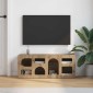 vidaXL Ντουλάπι TV ELST 100 x 35 x 40 εκ Artisan Oak