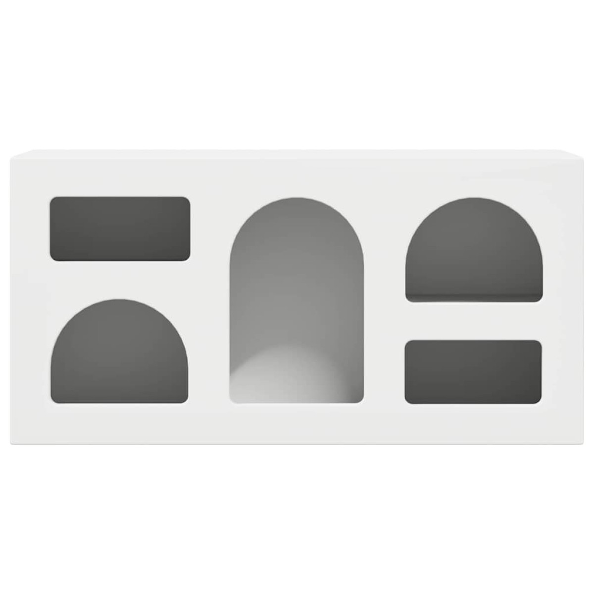 vidaXL Ντουλάπι TV ELST 80 x 35 x 40 εκ Λευκό Επεξεργασμένο Ξύλο