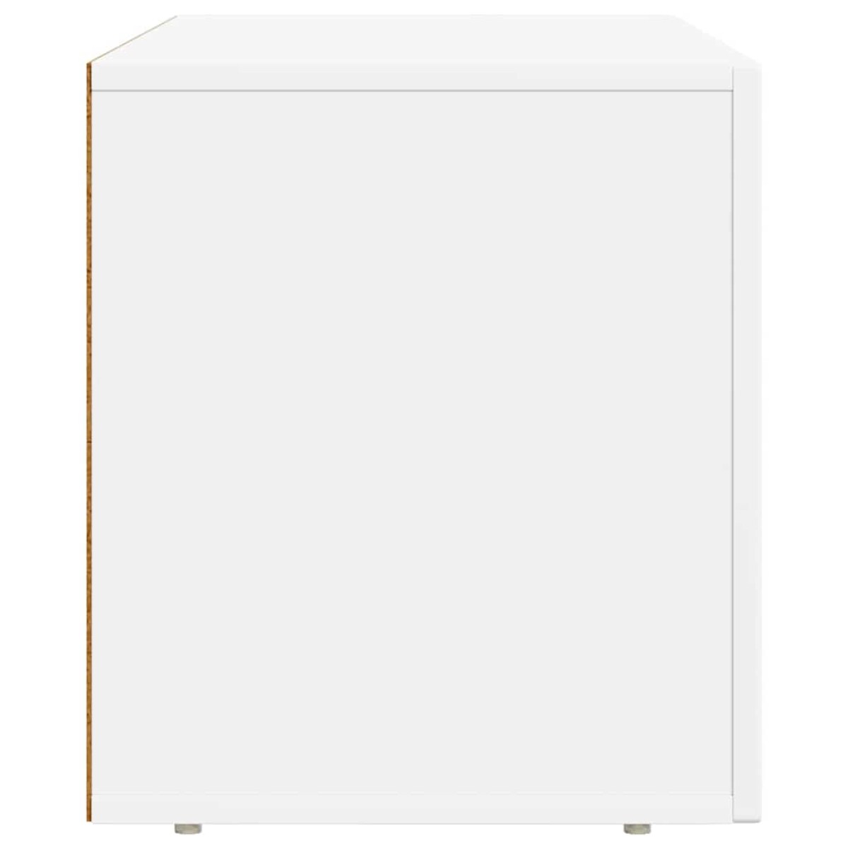 vidaXL Ντουλάπι TV ELST 80 x 35 x 40 εκ Λευκό Επεξεργασμένο Ξύλο