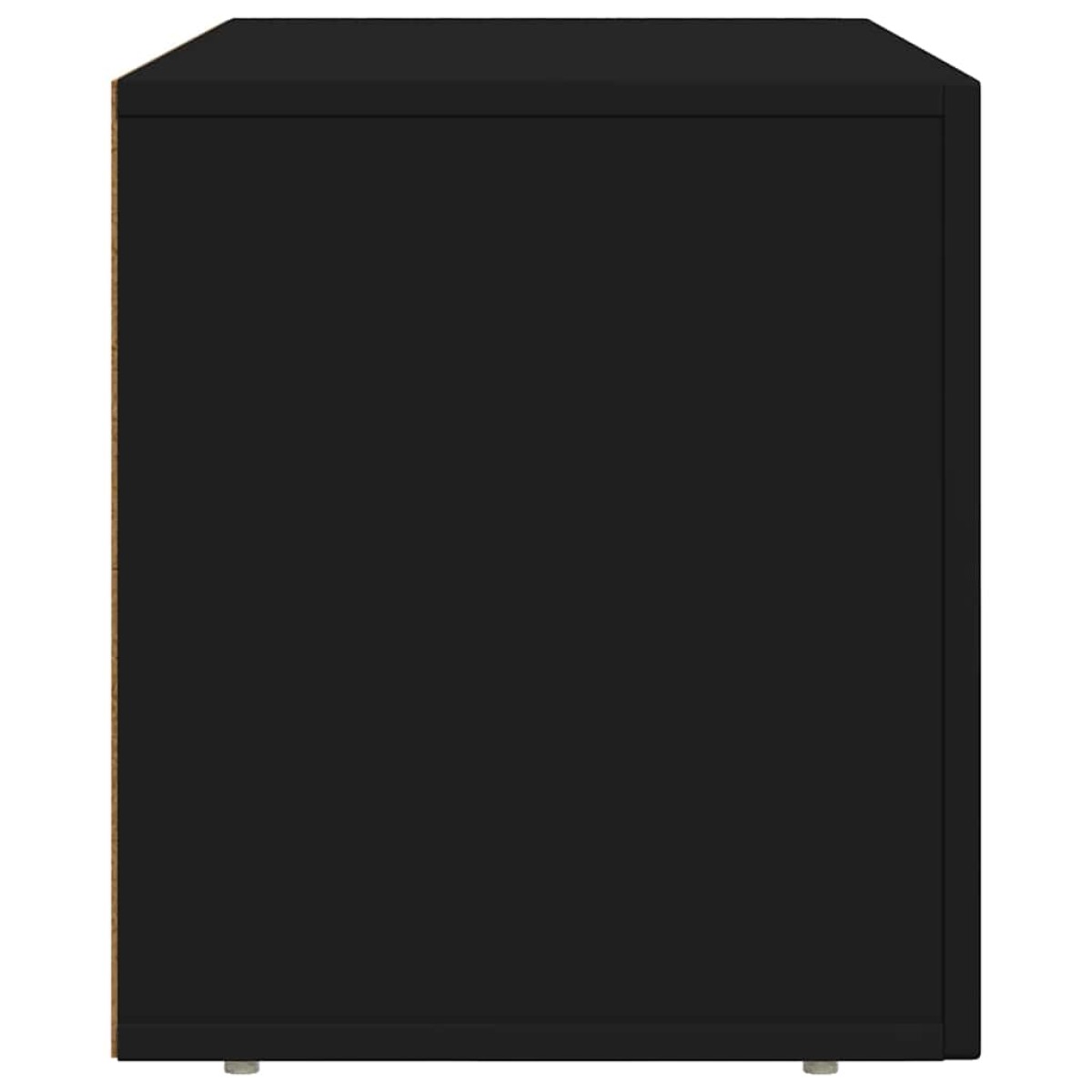 vidaXL Ντουλάπι TV ELST 80 x 35 x 40 εκ Μαύρο Επεξεργασμένο Ξύλο