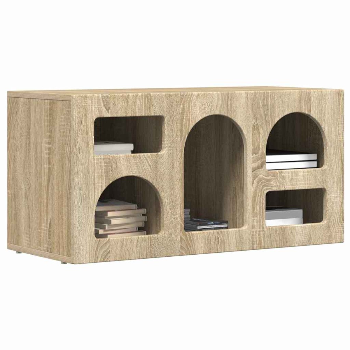 vidaXL Ντουλάπι TV ELST 80 x 35 x 40 εκ Δρύς Sonoma Επεξεργασμένο Ξύλο
