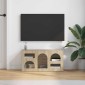 vidaXL Ντουλάπι TV ELST 80 x 35 x 40 εκ Δρύς Sonoma Επεξεργασμένο Ξύλο