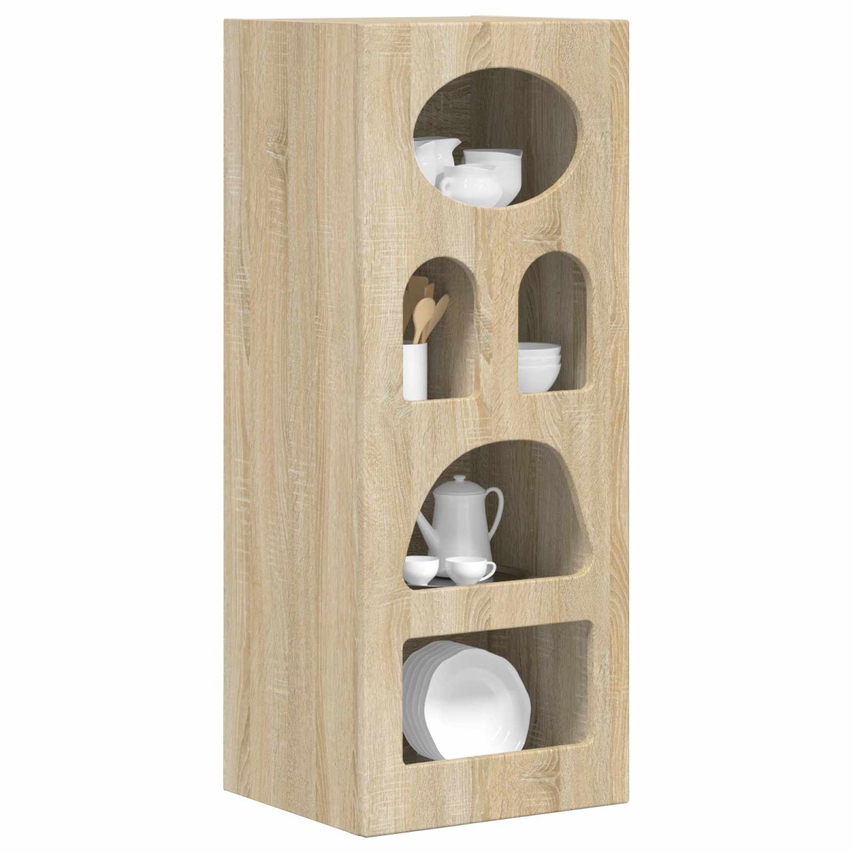 vidaXL Πλαϊνό γραφείο ELST Δρύς Sonoma 40 x 35 x 100,5 εκ