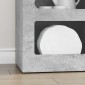 vidaXL Πλαϊνό γραφείο ELST Σκυρόδεμα Γκρι 40 x 35 x 100,5 εκ