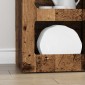 vidaXL Πλαϊνό γραφείο ELST Παλιό ξύλο 40 x 35 x 100,5 εκ