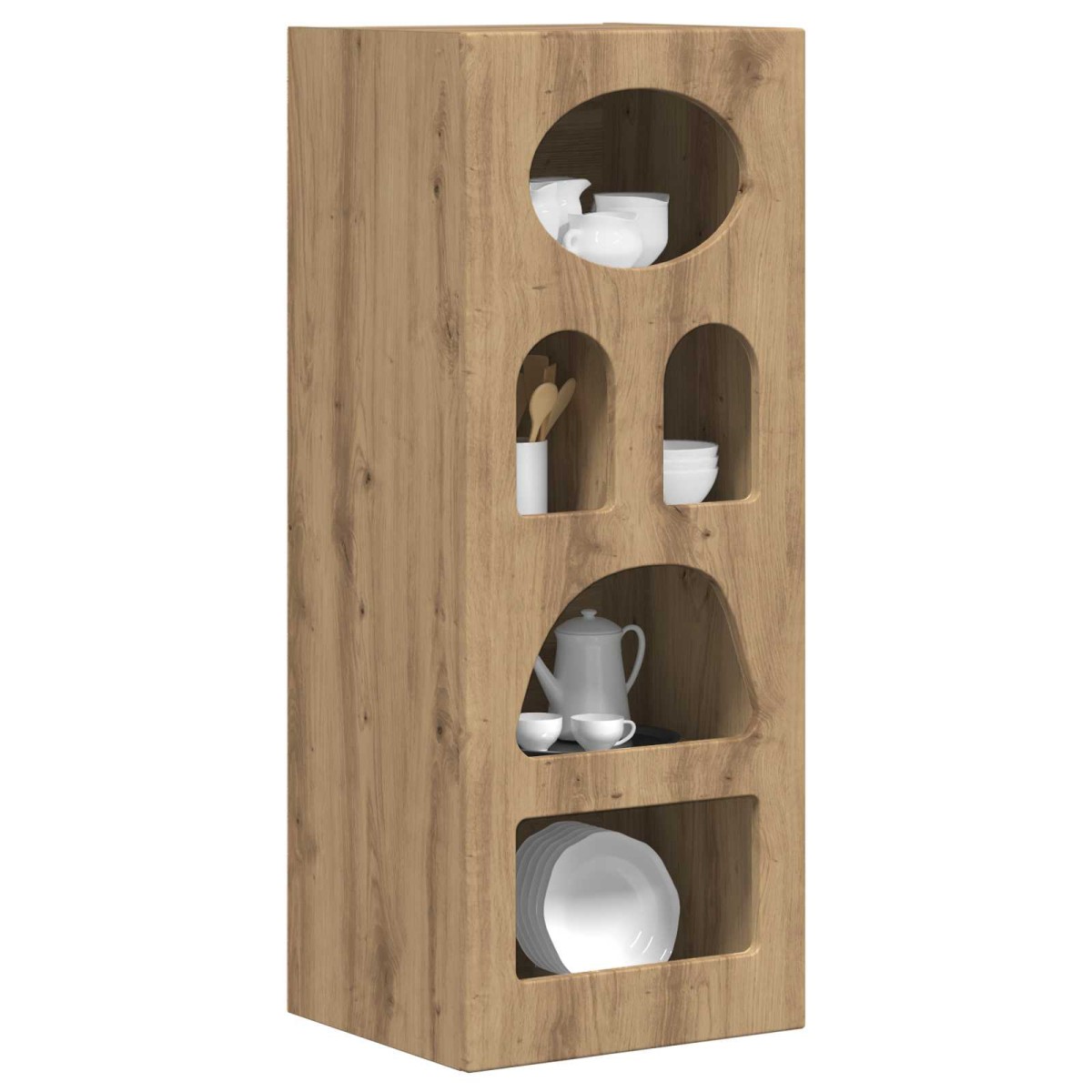 vidaXL Πλαϊνό γραφείο ELST Artisan Oak 40 x 35 x 100,5 εκ