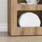vidaXL Πλαϊνό γραφείο ELST Artisan Oak 40 x 35 x 100,5 εκ