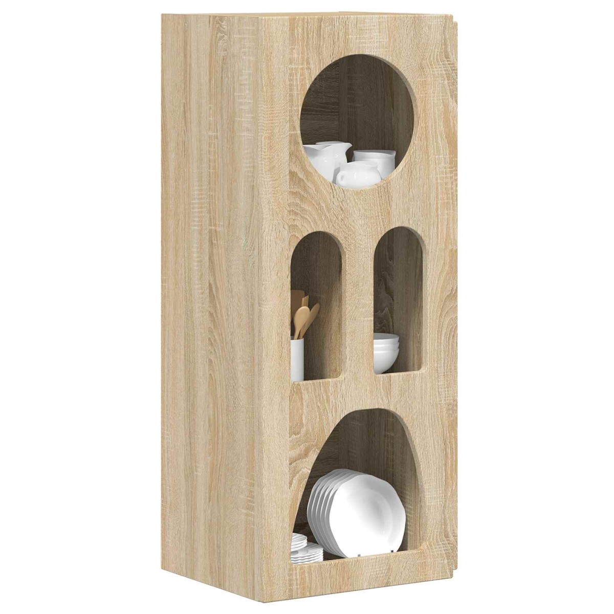 vidaXL Πλαϊνό γραφείο ELST Δρύς Sonoma 40 x 35 x 100.5 εκ