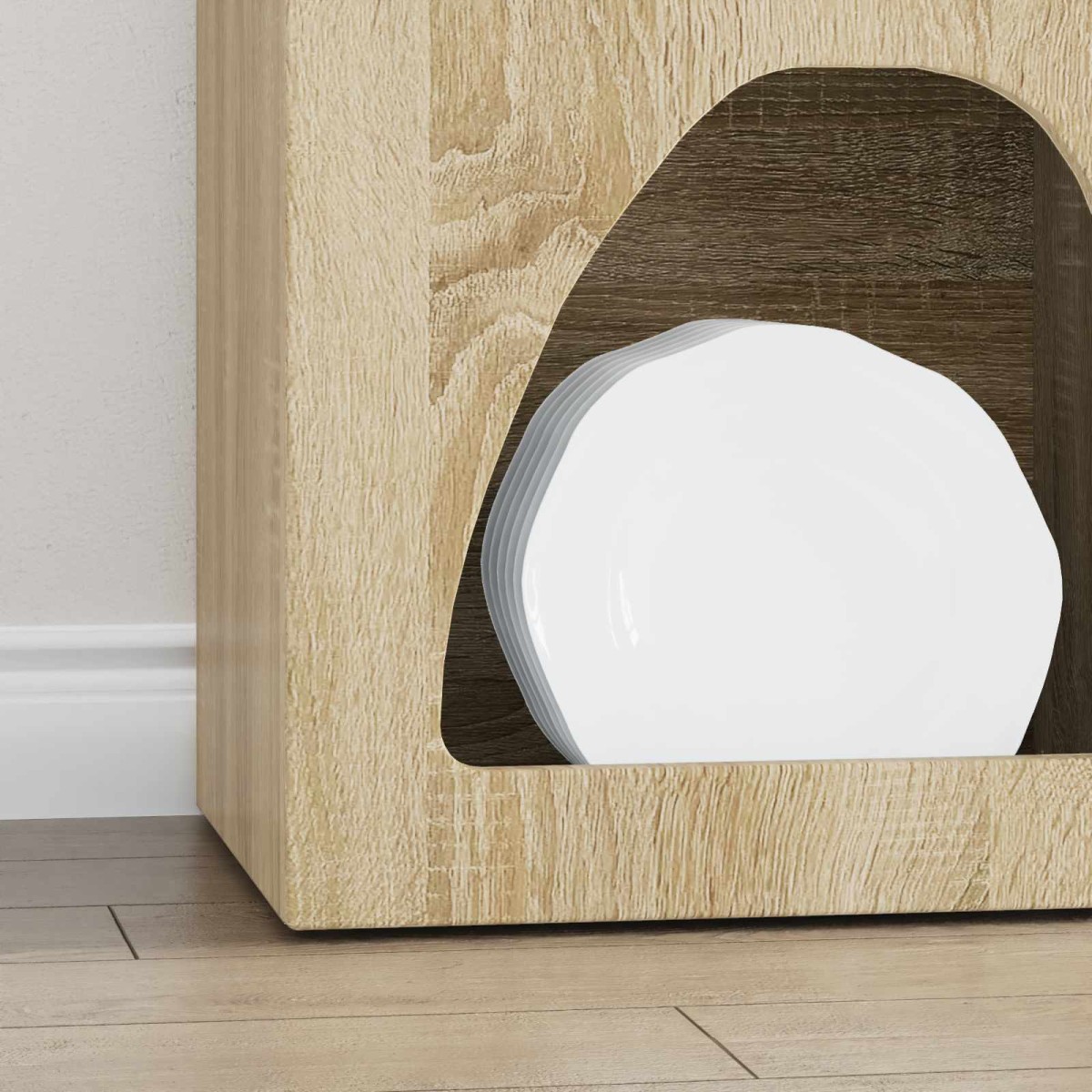 vidaXL Πλαϊνό γραφείο ELST Δρύς Sonoma 40 x 35 x 100.5 εκ