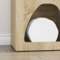 vidaXL Πλαϊνό γραφείο ELST Δρύς Sonoma 40 x 35 x 100.5 εκ