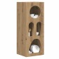 vidaXL Πλαϊνό γραφείο ELST Artisan Oak 40 x 35 x 100.5 εκ
