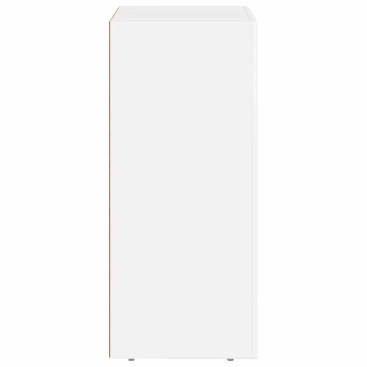 vidaXL Πλαϊνό γραφείο ELST Λευκό 59 x 35 x 80.5 εκ. Επεξεργασμένο Ξύλο