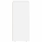 vidaXL Πλαϊνό γραφείο ELST Λευκό 59 x 35 x 80.5 εκ. Επεξεργασμένο Ξύλο