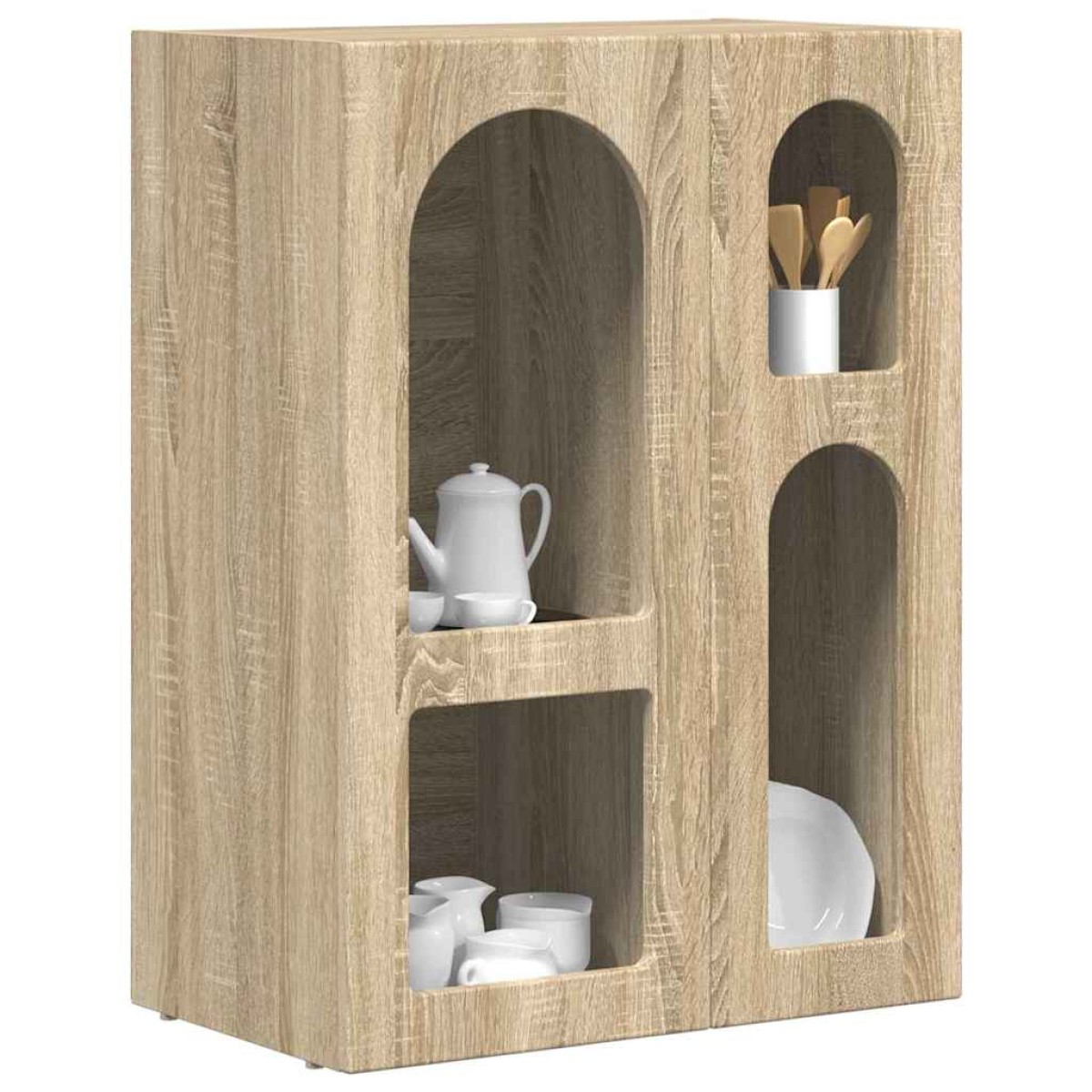 vidaXL Πλαϊνό γραφείο ELST Δρύς Sonoma 59 x 35 x 80.5 εκ.
