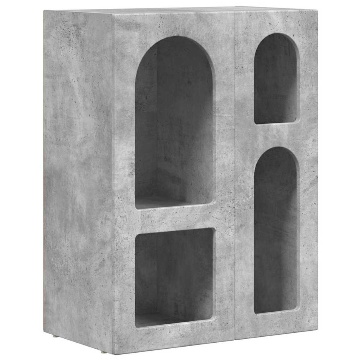 vidaXL Πλαϊνό γραφείο ELST Σκυρόδεμα Γκρι 59 x 35 x 80.5 εκ.