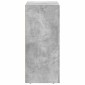 vidaXL Πλαϊνό γραφείο ELST Σκυρόδεμα Γκρι 59 x 35 x 80.5 εκ.