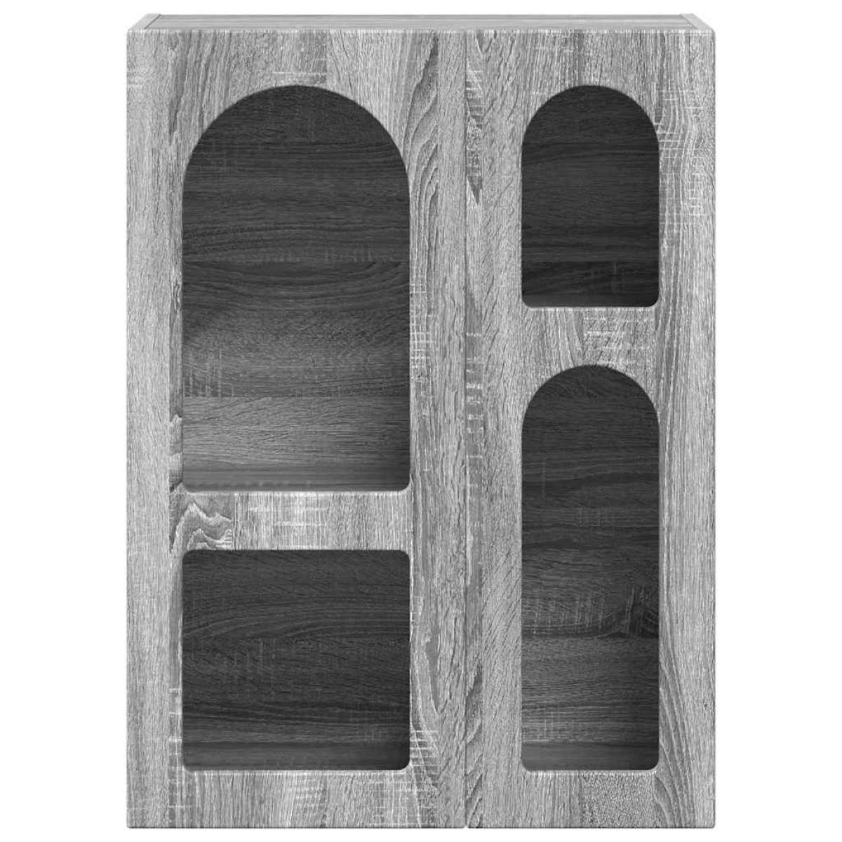 vidaXL Πλαϊνό γραφείο ELST Γκρίζο Σονομα 59 x 35 x 80.5 εκ.