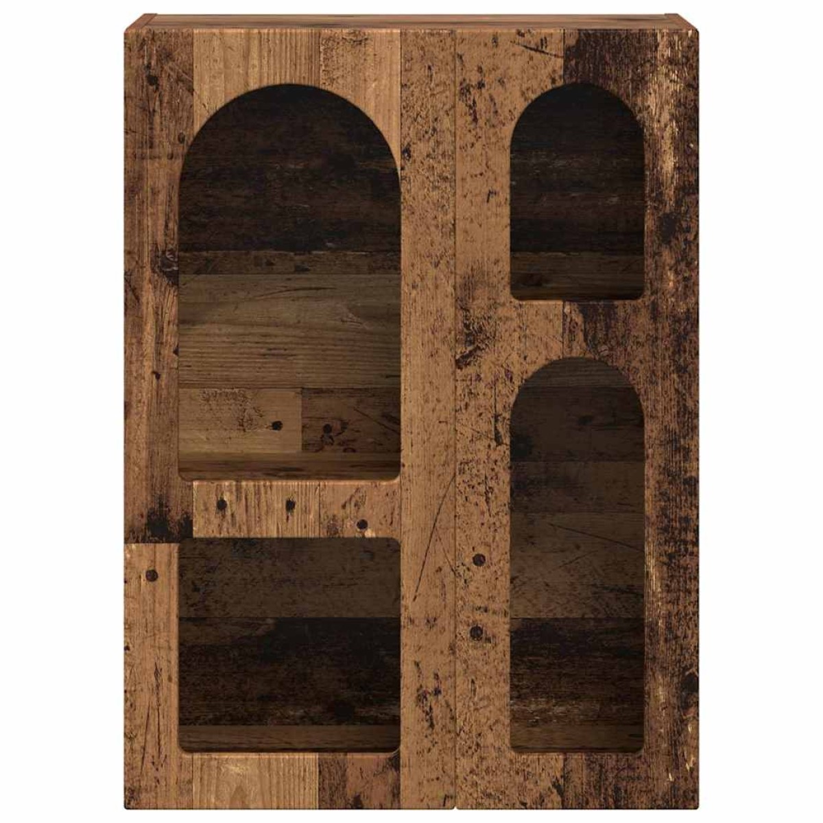 vidaXL Πλαϊνό γραφείο ELST Παλιό ξύλο 59 x 35 x 80.5 εκ.
