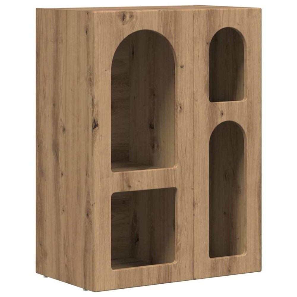 vidaXL Πλαϊνό γραφείο ELST Artisan Oak 59 x 35 x 80.5 εκ.