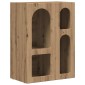 vidaXL Πλαϊνό γραφείο ELST Artisan Oak 59 x 35 x 80.5 εκ.