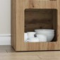 vidaXL Πλαϊνό γραφείο ELST Artisan Oak 59 x 35 x 80.5 εκ.