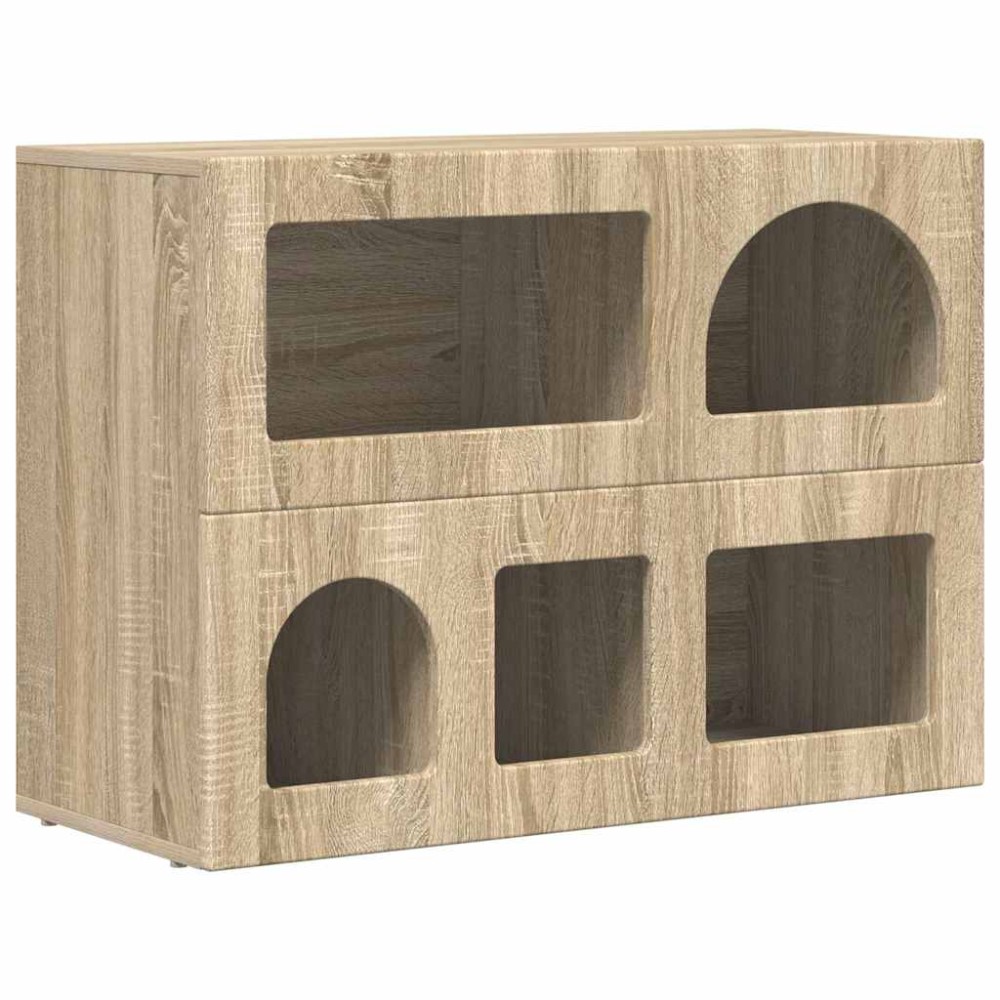 vidaXL Πλαϊνό γραφείο ELST Δρύς Sonoma 80.5 x 35 x 59 εκ.