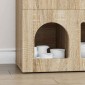vidaXL Πλαϊνό γραφείο ELST Δρύς Sonoma 80.5 x 35 x 59 εκ.
