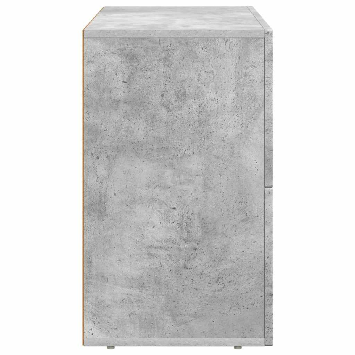 vidaXL Πλαϊνό γραφείο ELST Σκυρόδεμα Γκρι 80.5 x 35 x 59 εκ.