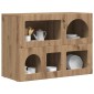 vidaXL Πλαϊνό γραφείο ELST Artisan Oak 80.5 x 35 x 59 εκ.