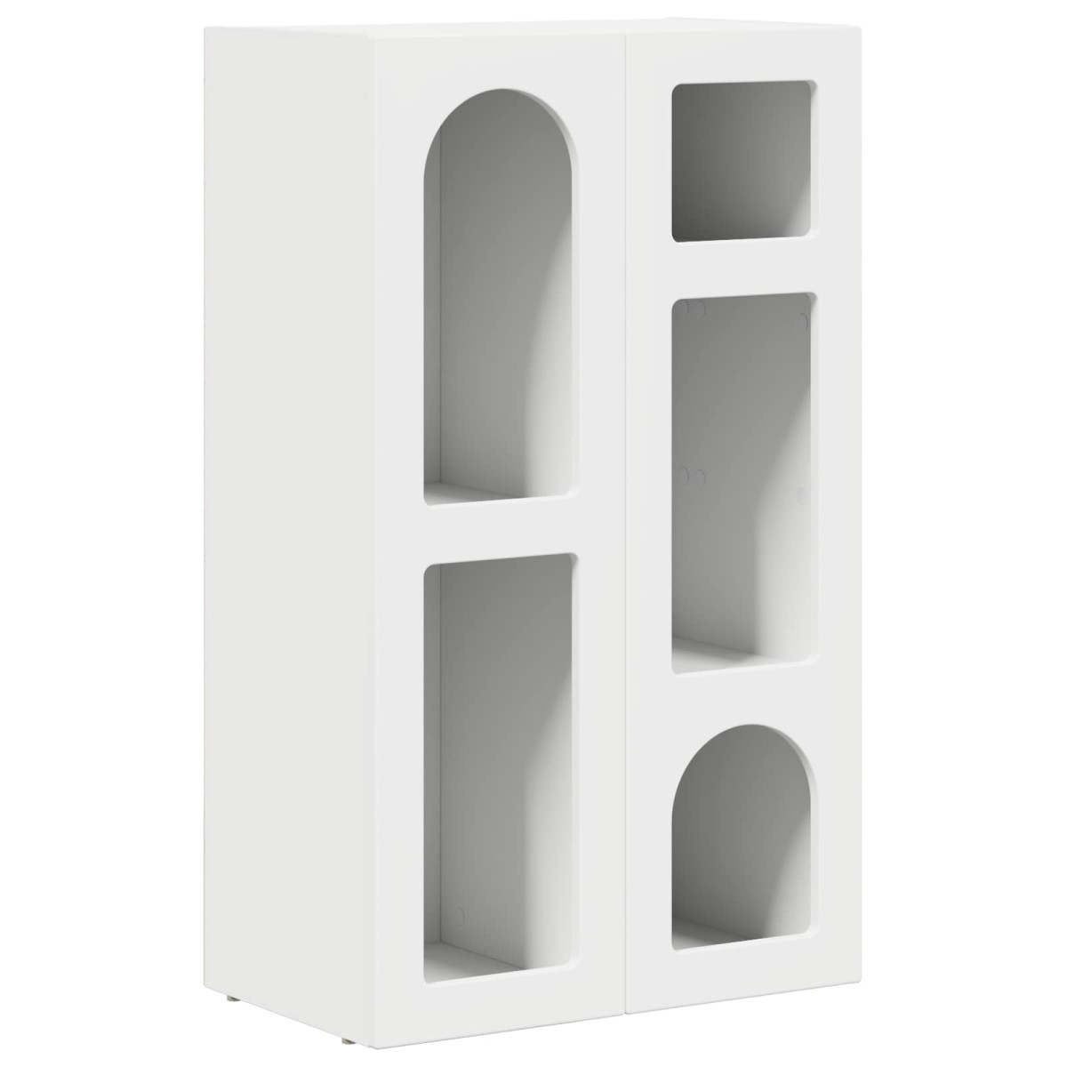 vidaXL Πλαϊνό γραφείο ELST Λευκό 59 x 35 x 100,5 εκ Επεξεργασμένο Ξύλο