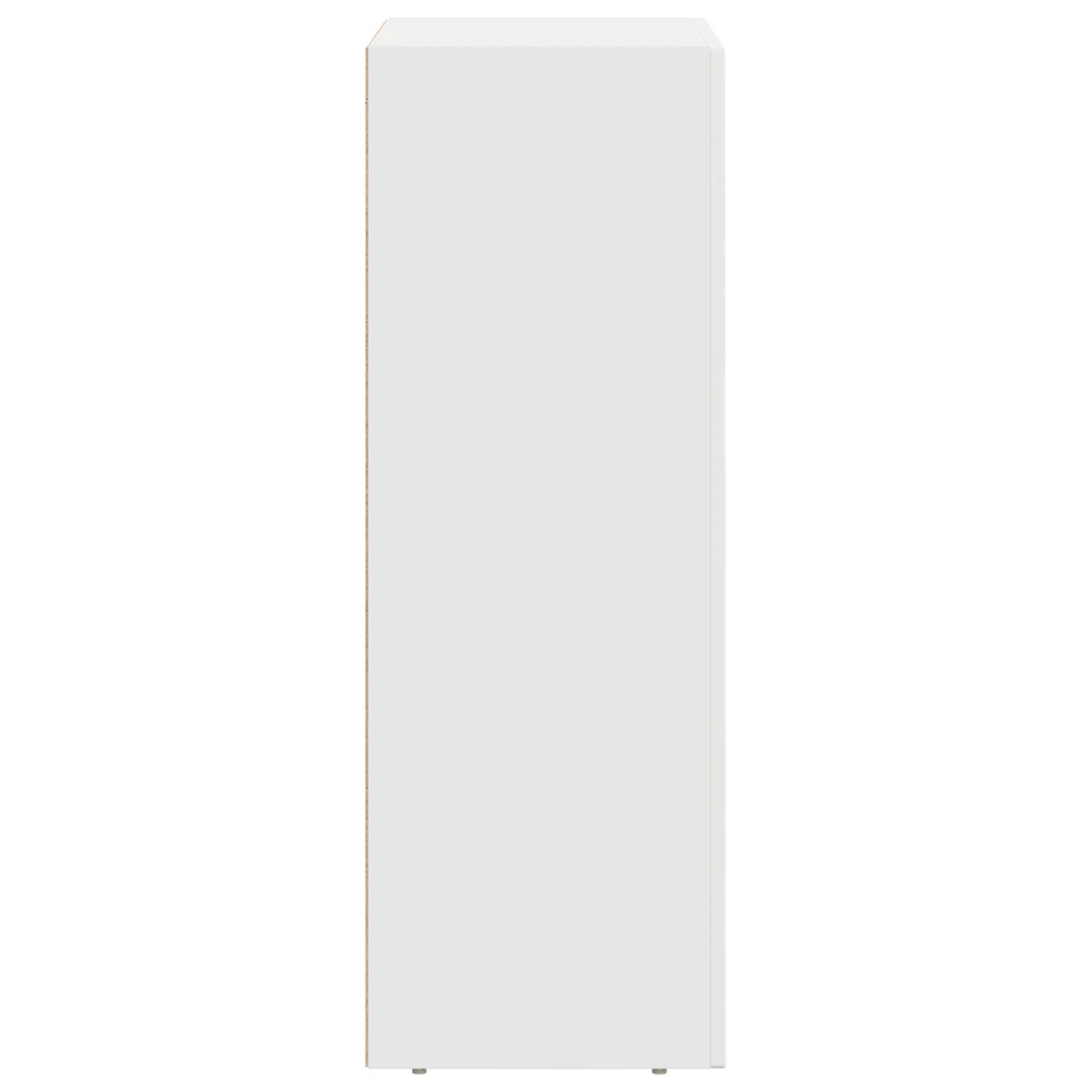 vidaXL Πλαϊνό γραφείο ELST Λευκό 59 x 35 x 100,5 εκ Επεξεργασμένο Ξύλο