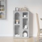 vidaXL Πλαϊνό γραφείο ELST Σκυρόδεμα Γκρι 59 x 35 x 100,5 εκ