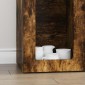 vidaXL Πλαϊνό γραφείο ELST Καπνιστό Δρύς 59 x 35 x 100,5 εκ