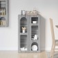 vidaXL Πλαϊνό γραφείο ELST Γκρίζο Σονομα 59 x 35 x 100,5 εκ