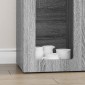 vidaXL Πλαϊνό γραφείο ELST Γκρίζο Σονομα 59 x 35 x 100,5 εκ