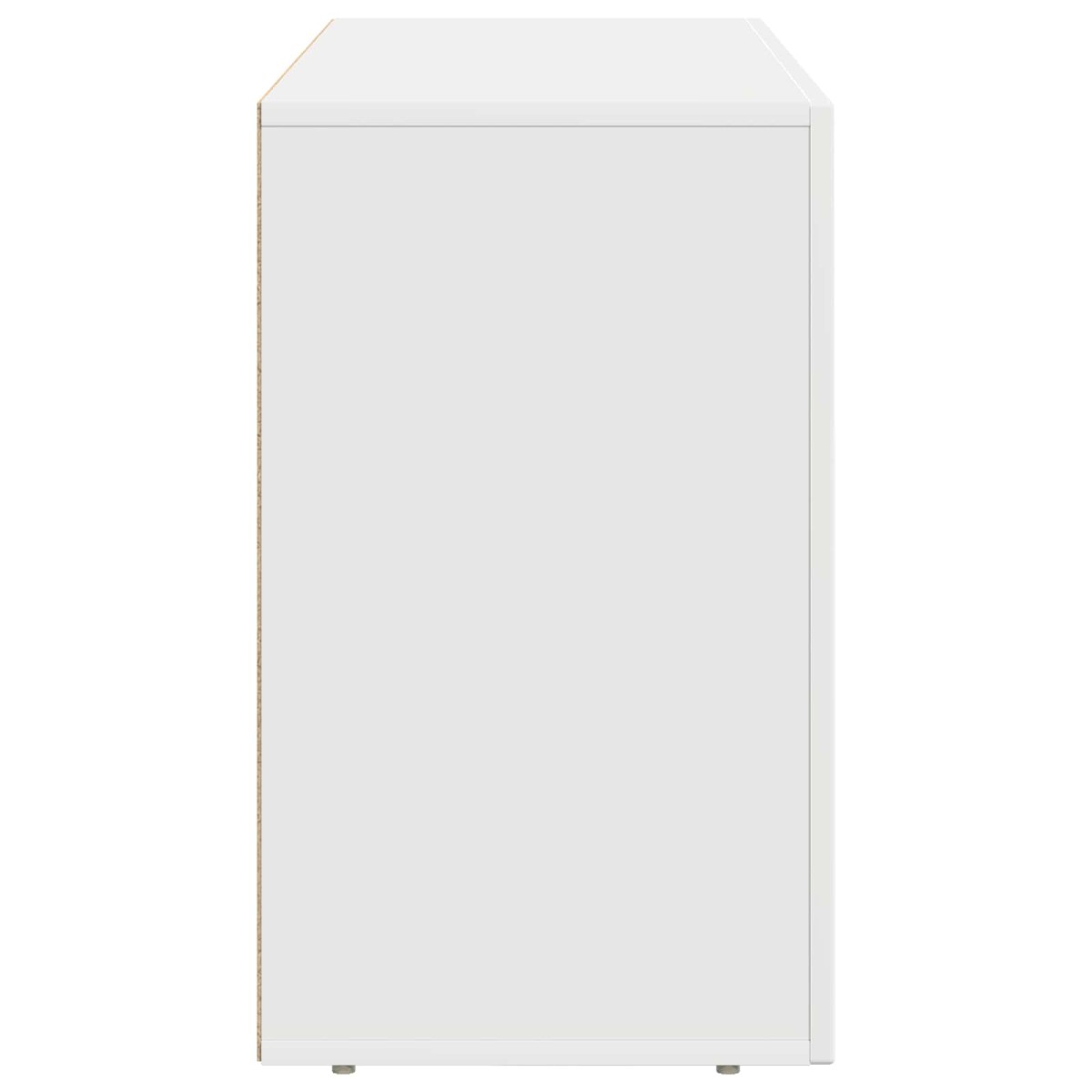 vidaXL Πλαϊνό γραφείο ELST Λευκό 100 x 35 x 59 εκ Επεξεργασμένο Ξύλο