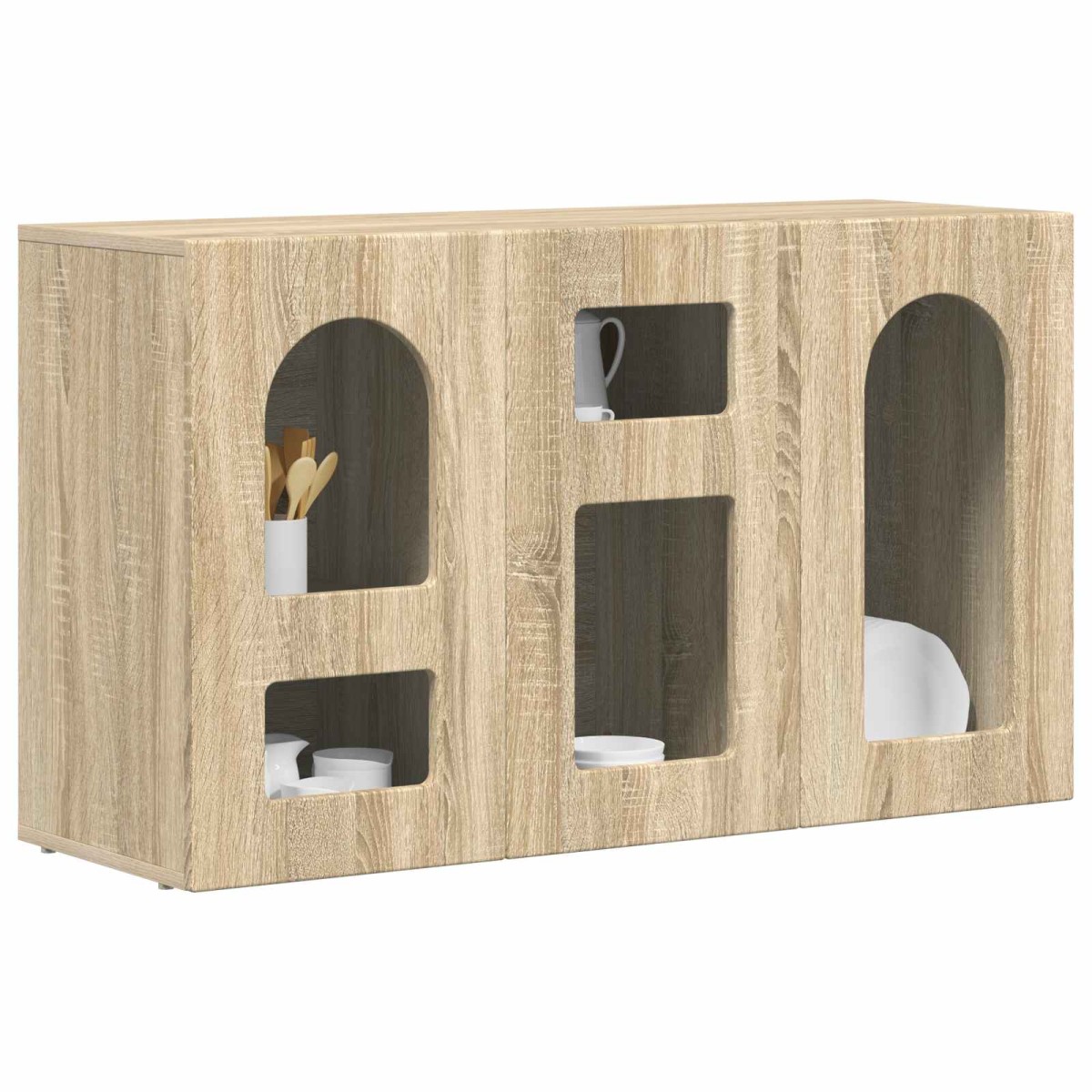 vidaXL Πλαϊνό γραφείο ELST Δρύς Sonoma 100 x 35 x 59 εκ