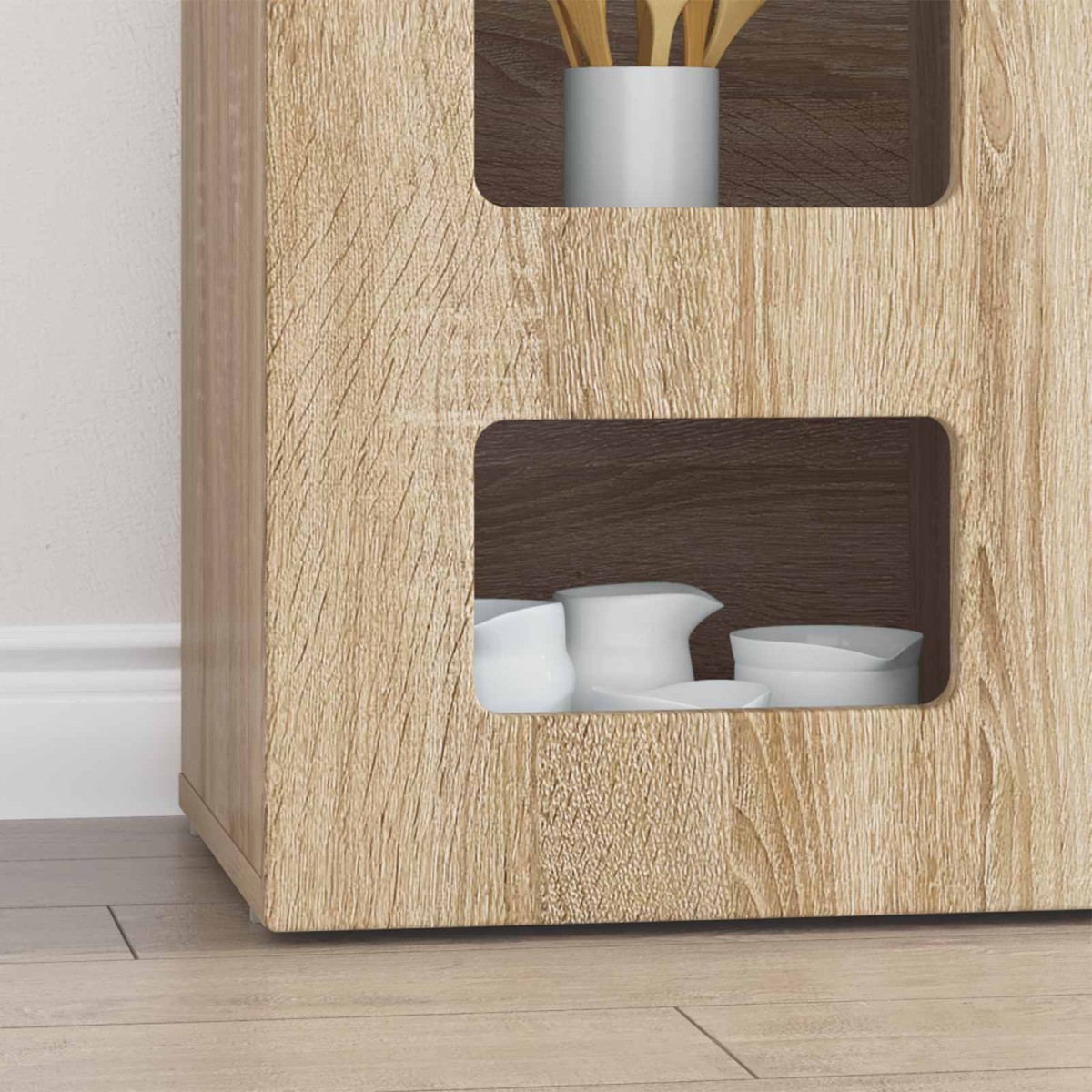 vidaXL Πλαϊνό γραφείο ELST Δρύς Sonoma 100 x 35 x 59 εκ