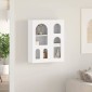 vidaXL Κρεμαστό ντουλάπι με ράφι ELST Λευκό 59 x 20 x 71,5 εκ