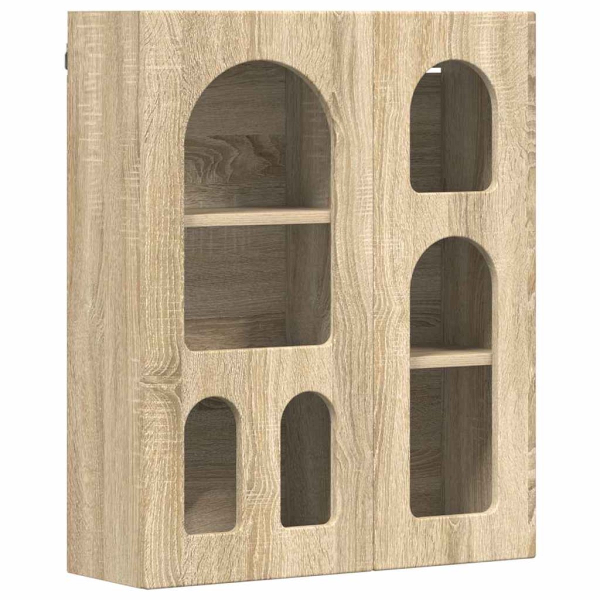 vidaXL Κρεμαστό ντουλάπι με ράφι ELST Sonoma Δρυς 59 x 20 x 71,5 εκ