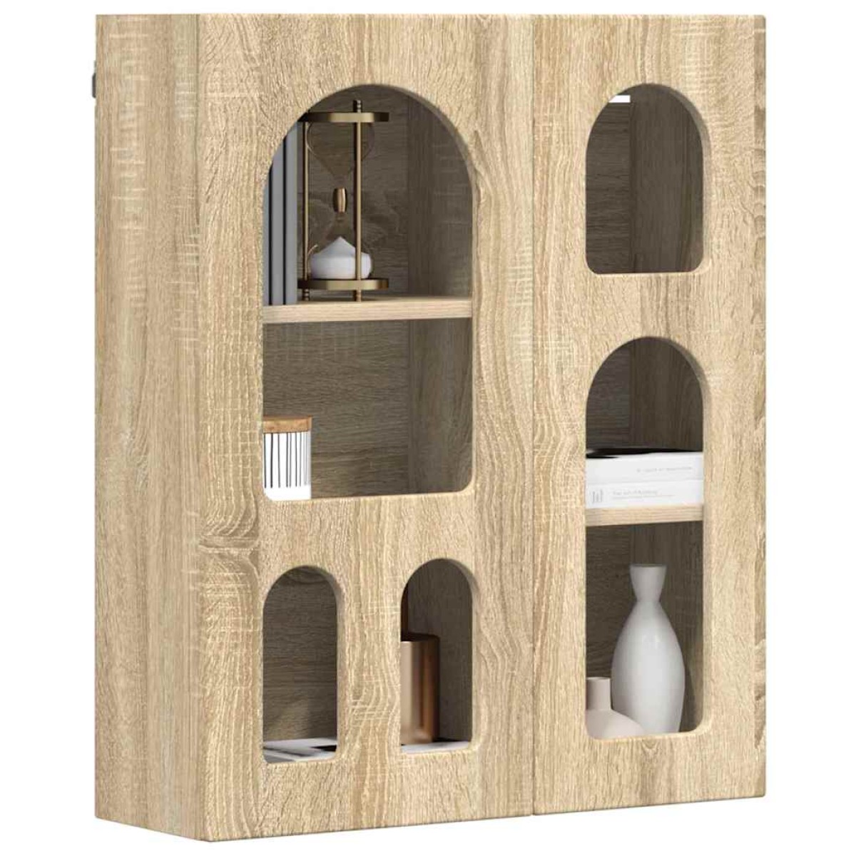 vidaXL Κρεμαστό ντουλάπι με ράφι ELST Sonoma Δρυς 59 x 20 x 71,5 εκ