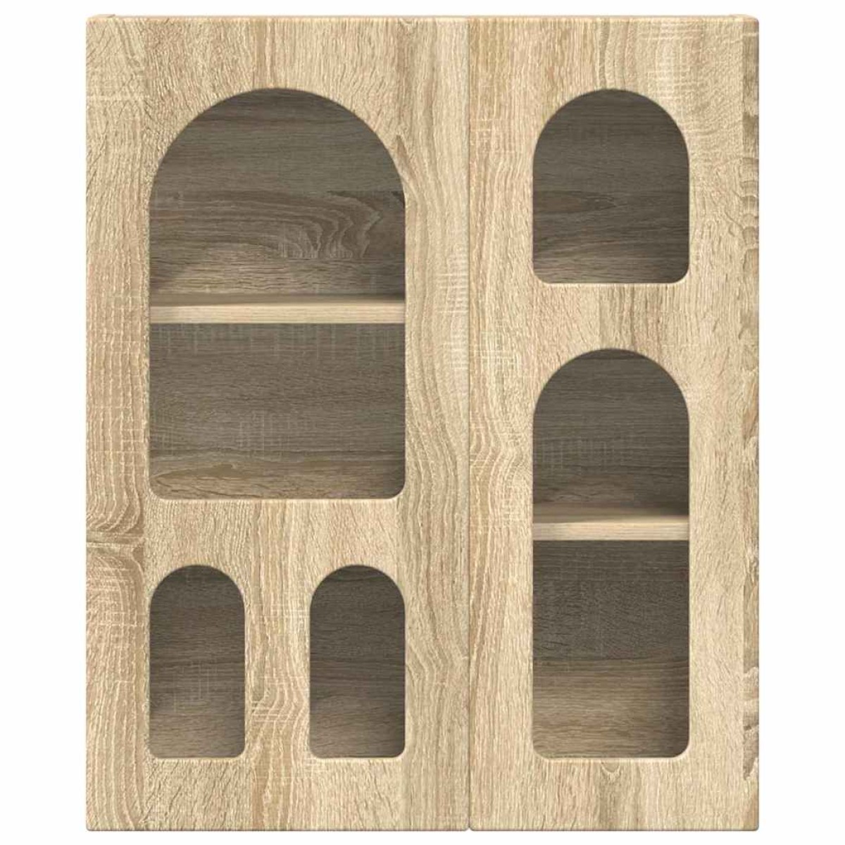 vidaXL Κρεμαστό ντουλάπι με ράφι ELST Sonoma Δρυς 59 x 20 x 71,5 εκ